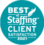 Best of Staffing Client Satisfaction 2021