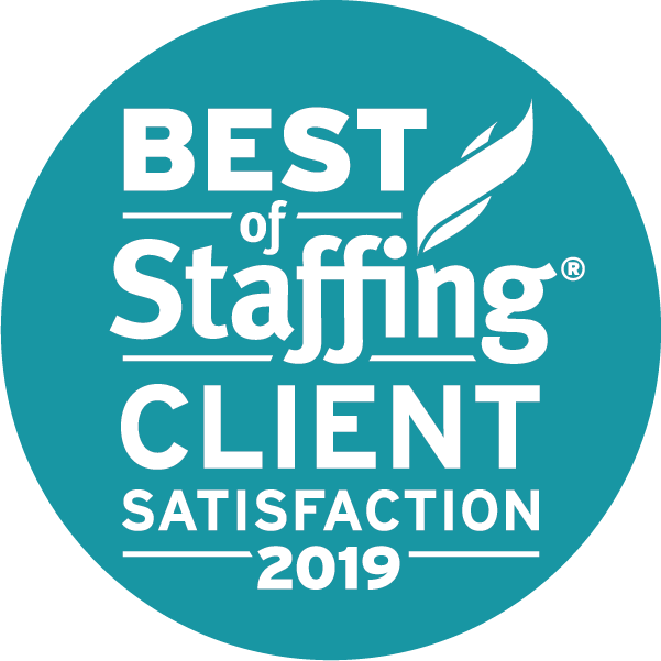 Best of Staffing 2019 Client Satisfaction Award