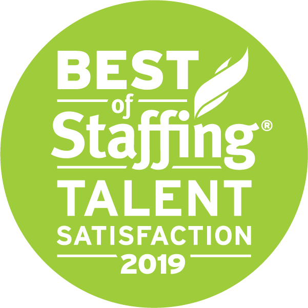 Best of Staffing 2019 Talent Satisfaction Award