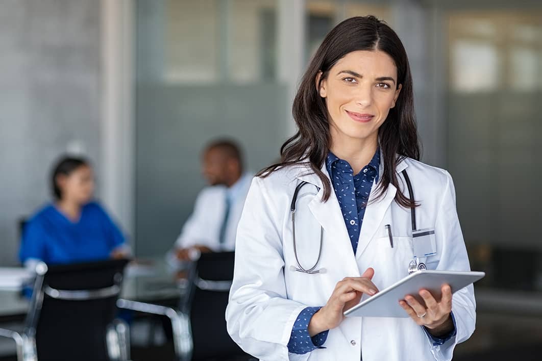 Smiley Female Doctor