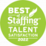Best of Staffing Talent Satisfaction Award